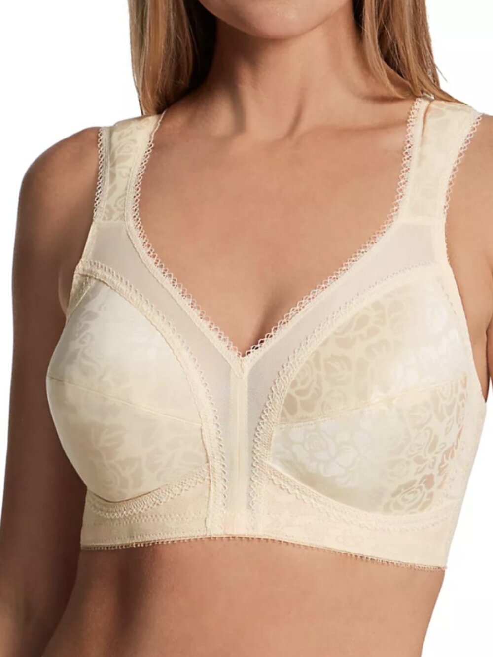 Playtex Women's 18 Hour Bounce Control Wire Free Bra Natural Beige 38D NWT